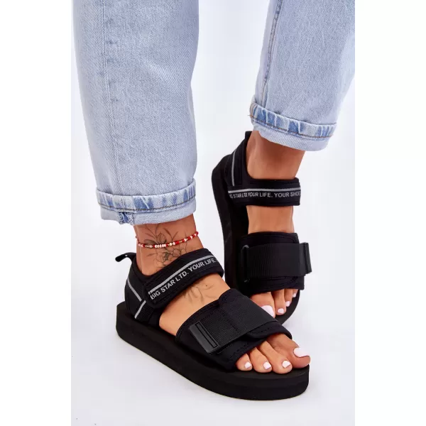  Sandale de dama BIG STAR SHOES LL274784 NEGRU 