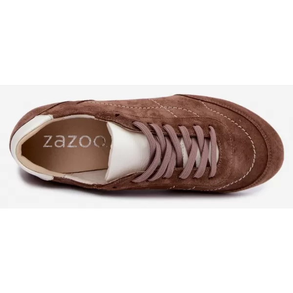  Adidași de damă ZAZOO N1414/772/1098 MARO/BEJ 