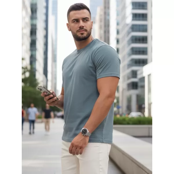  Tricou pentru bărbați DSTREET RX5678 ALBASTRU 