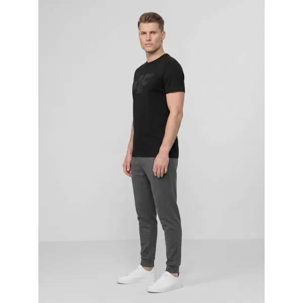  Tricou pentru bărbați 4F WMM00TTSHM3342 NEGRU ADÂNC 