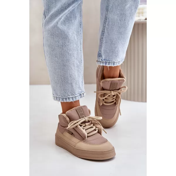  Oameni de zăpadă pentru femei BIG STAR SHOES OO274A532 BEJ 