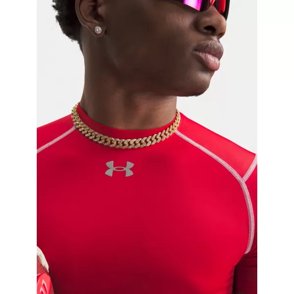  Tricou pentru bărbați UNDER ARMOUR UA HG ELITE COMP SS 6015382-600 ROŞU 