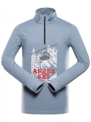 Tricou pentru bărbați cu uscare rapidă ALPINE PRO STANS ASHLEY ALBASTRU VARIANTA PE
