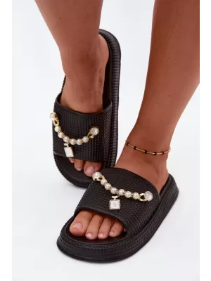 Papuci de damă BOTO 56160 NEGRU