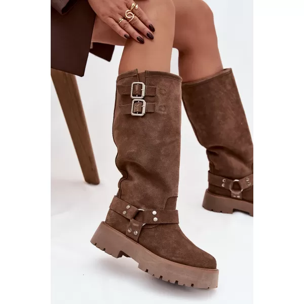  Cizme de dama BIG STAR SHOES OO274A182 BEJ 