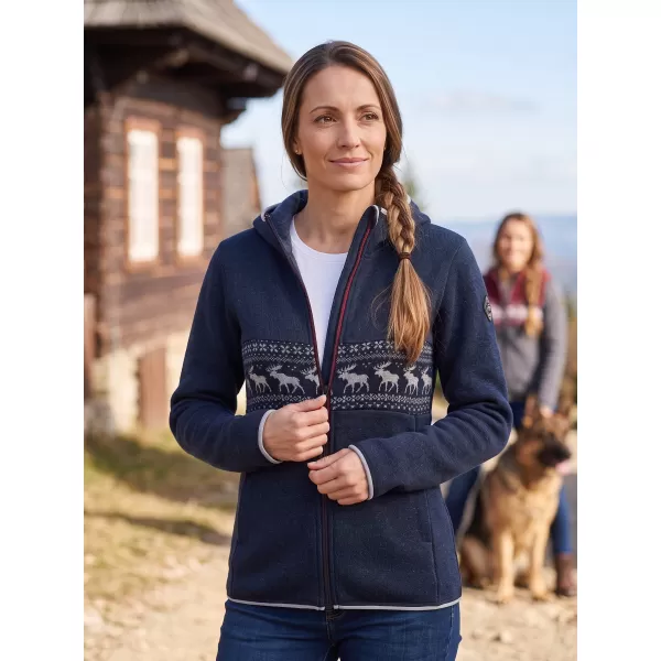  Pulover cald de dama ALPINE PRO NORESA VARIANTA OCEANULUI LUMINAT DE LUNA PA 