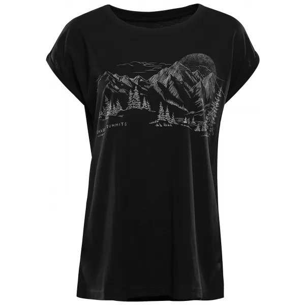  Cămașă de exterior pentru femei ALPINE PRO NOGERA 2 VARIANTA NEAGRA PA 