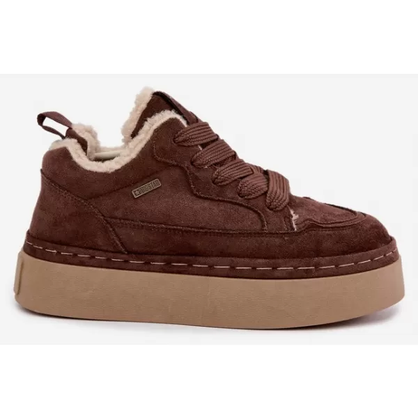  Pantofi de dama BIG STAR SHOES UU274188 UMBRE MARO/BEJ 