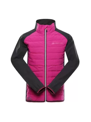 Jacheta pentru copii ALPINE PRO GERLO ROȘU FUCSIA