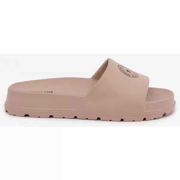  Papuci de damă BIG STAR SHOES UU274074 NUANȚE DE MARO ȘI BEJ 