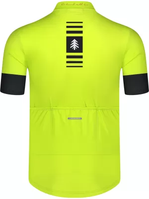 Tricou de ciclism pentru bărbați NORDBLANC STEER NBSMF8080 VERDE