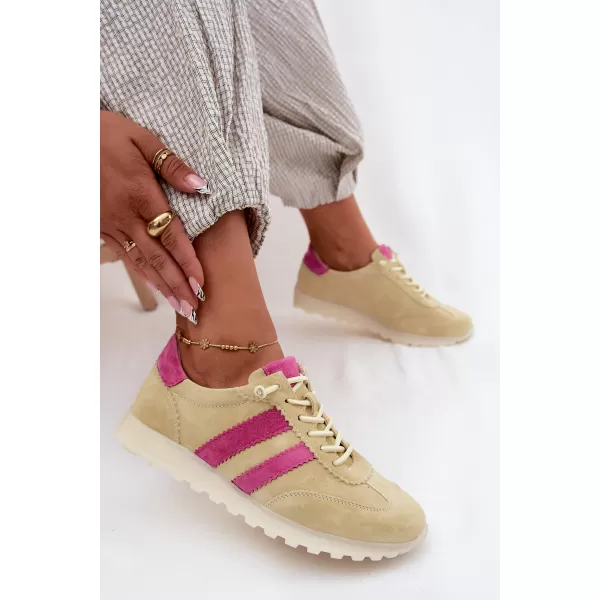  Adidași de damă BOTO GD-XW-1011 GALBEN/FUCSIA 