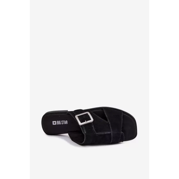  Papuci de damă BIG STAR SHOES TT274477 NEGRU 