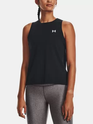 Maieu de damă UNDER ARMOUR UA ESSENTIAL CTTN STRCH TANK 1376959-001 NEGRU