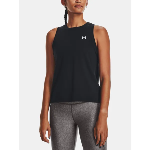  Maieu de damă UNDER ARMOUR UA ESSENTIAL CTTN STRCH TANK 1376959-001 NEGRU 