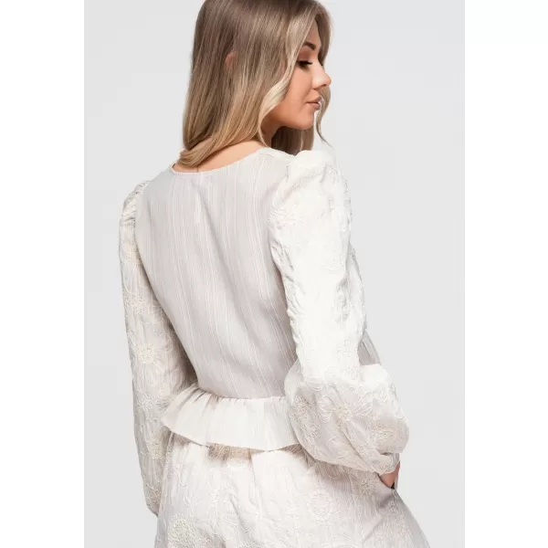  Bluza de dama OMBRE OW-TS-E0060 BEJ 