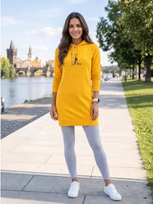 Hanorac prelungit dama ALTISPORT ALW091419 CHIHLIMBAR