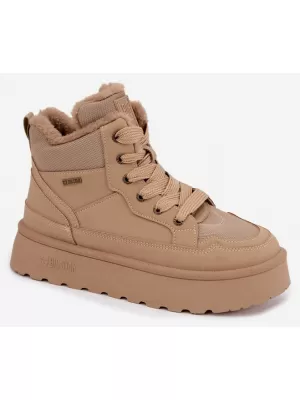 Oameni de zăpadă pentru femei BIG STAR SHOES UU274166 BEJ