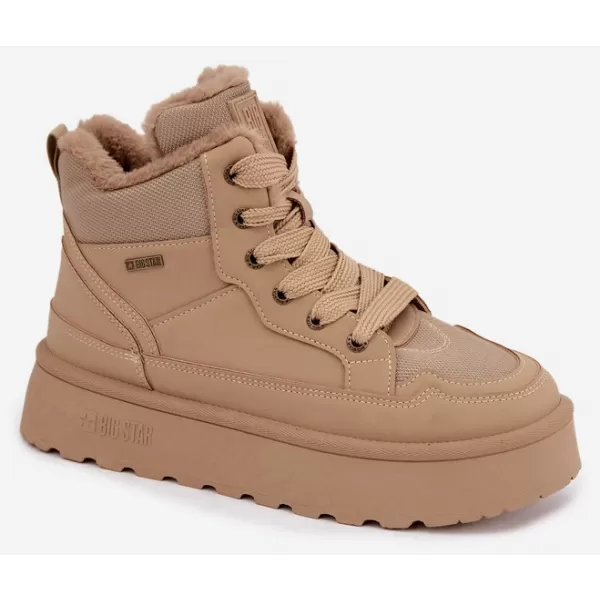  Oameni de zăpadă pentru femei BIG STAR SHOES UU274166 BEJ 