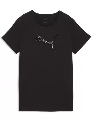 Tricou de damă PUMA ESS SEQUINS TEE 69457601 PUMA NEGRU