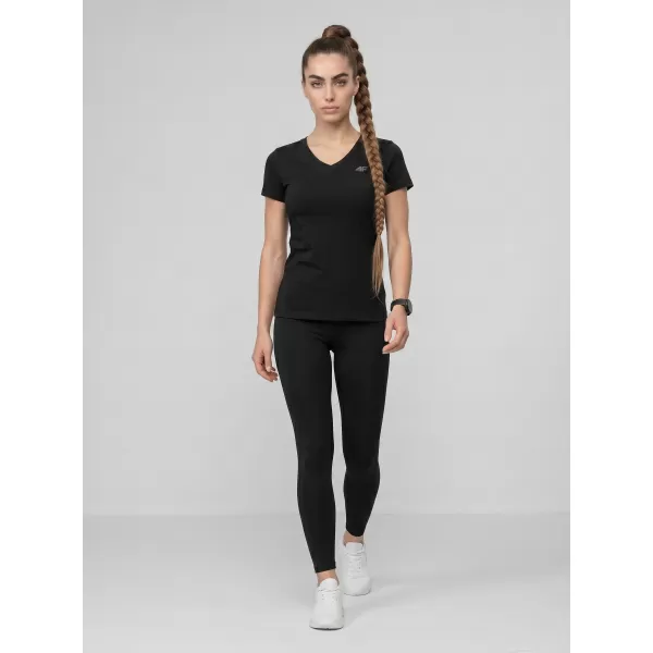  Tricou pentru femei 4F WMM00TTSHF3307 NEGRU ADÂNC 