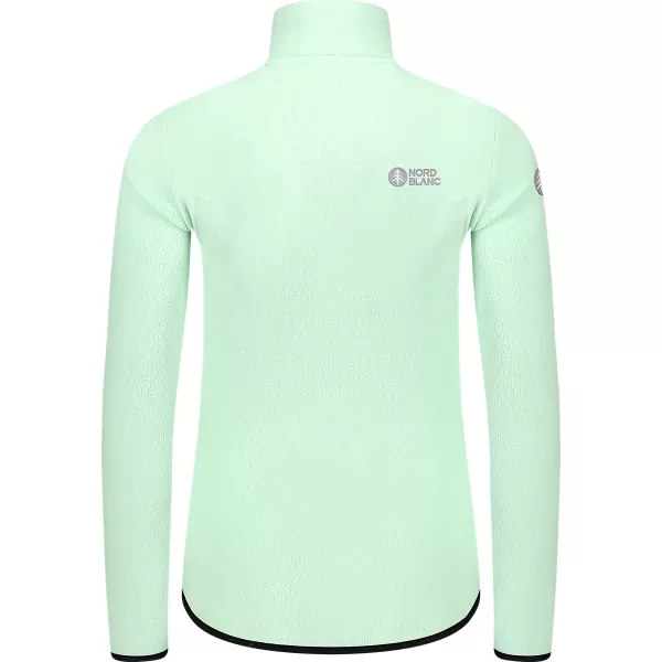  Hanorac ușor de damă din fleece NORDBLANC MAPLE NBSFL8374 VERDE MENTA 