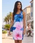 Rochie funcțională premium pentru femei ALTISPORT VOJ/ALW117SAT01 ALBASTRU-ROZ