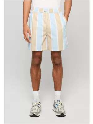 Pantaloni scurți pentru bărbați URBAN CLASSICS TB8430-22411 NISIP UMED/GEL ALBASTRU