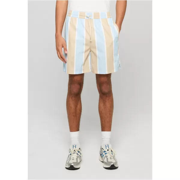  Pantaloni scurți pentru bărbați URBAN CLASSICS TB8430-22411 NISIP UMED/GEL ALBASTRU 