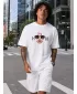 Tricou pentru bărbați DSTREET NX1008R-WH-O ALB