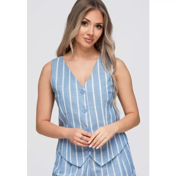  Vesta de dama OMBRE OW-VE-E0008 ALBASTRU 