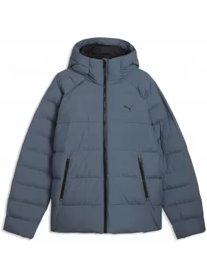 Jachetă pentru bărbați PUMA MONO HOODED JACKET 68836737 ALBASTRU SEARA