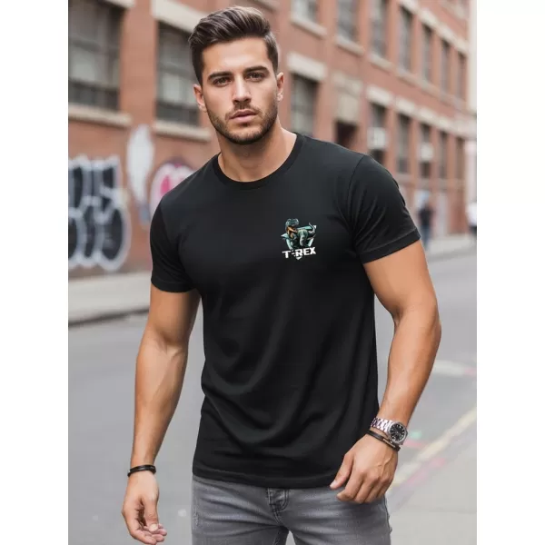  Tricou pentru bărbați DSTREET NX0141R-BK NEGRU 