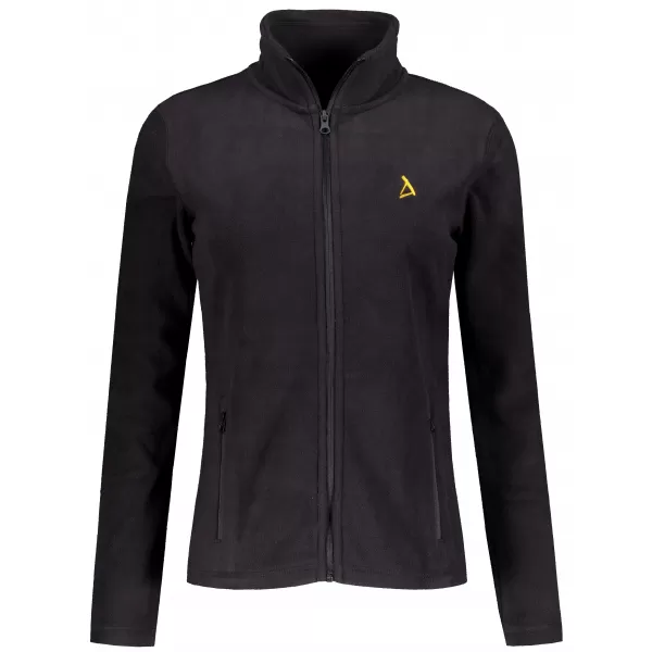  Hanorac de damă din fleece ALTISPORT ALW002852 NEGRU SI AURIU 