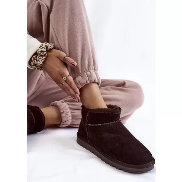  Pantofi de dama BOTO W5821 MARO/CAFEA 
