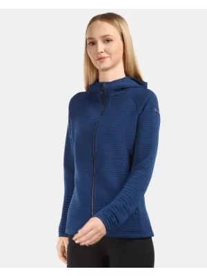 Hanorac de damă din fleece KILPI TANALI-W 1L0202KI ALBASTRU ÎNCHIS