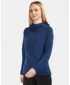 Hanorac de damă din fleece KILPI TANALI-W 1L0202KI ALBASTRU ÎNCHIS