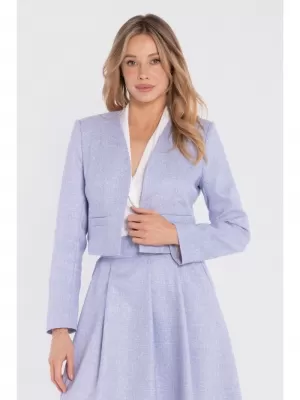 Geaca de dama STYLOVE S429 ALBASTRU DESCHIS