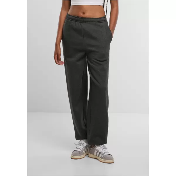  Pantaloni de trening pentru femei URBAN CLASSICS TB7107 CĂRBUNE 