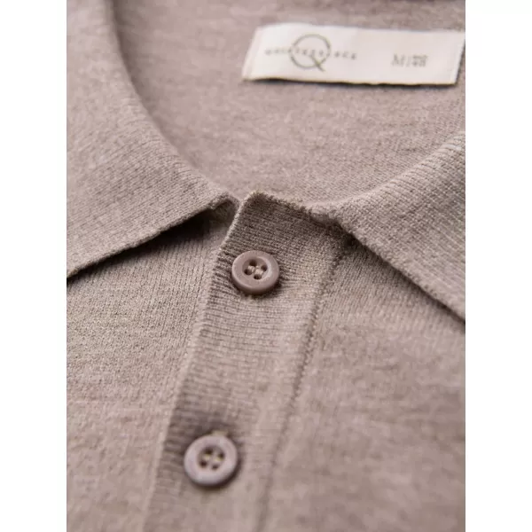  Tricou pentru bărbați cu guler OMBRE OM-POLS-0151 BEJ 