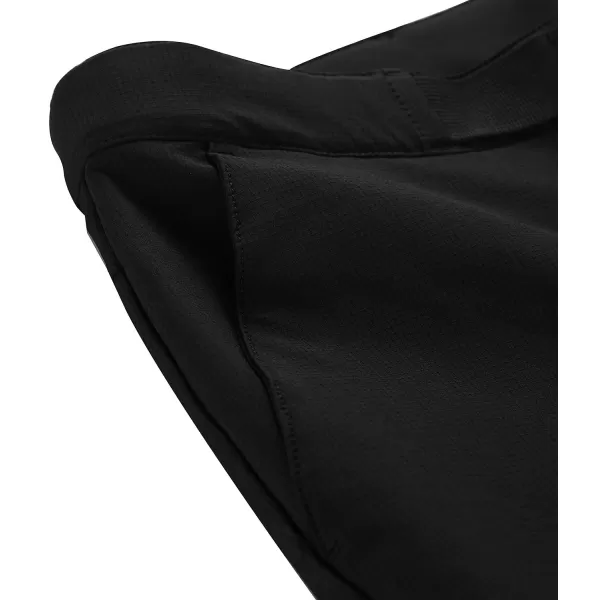  Pantaloni softshell dama ALPINE PRO CORBA NEGRU 