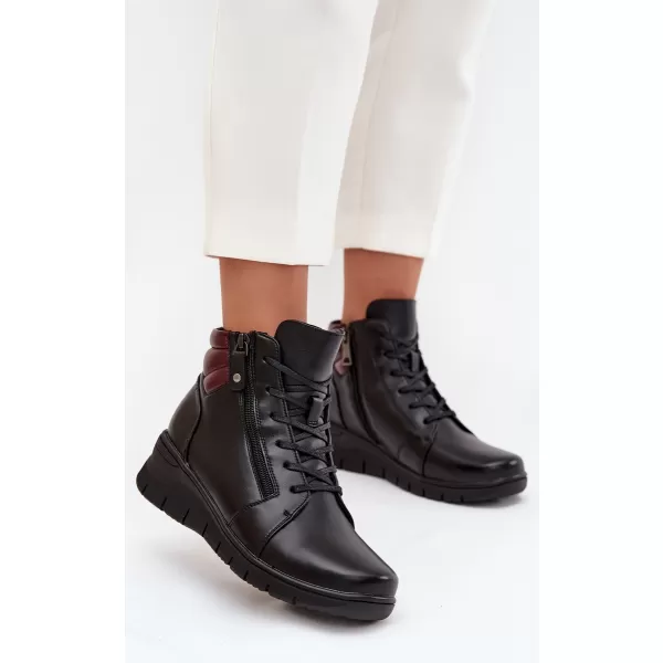  Botine de dama VINCEZA 39963 NEGRU 