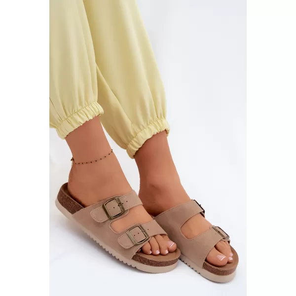  Papuci de damă BOTO 2832 KAKI 