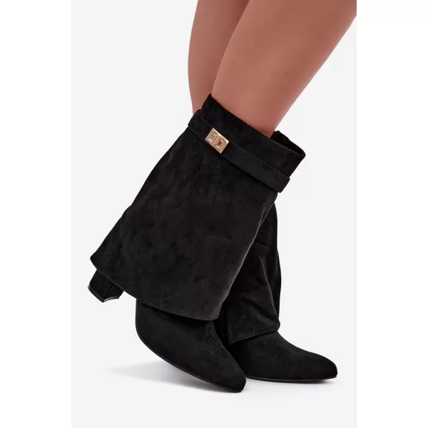  Botine de dama BOTO LA3116 NEGRU 