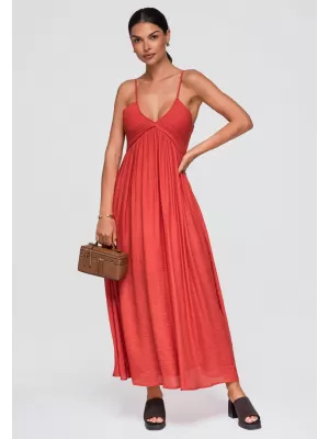 Rochie OMBRE OW-DLR-E0009 CĂRĂMIZI