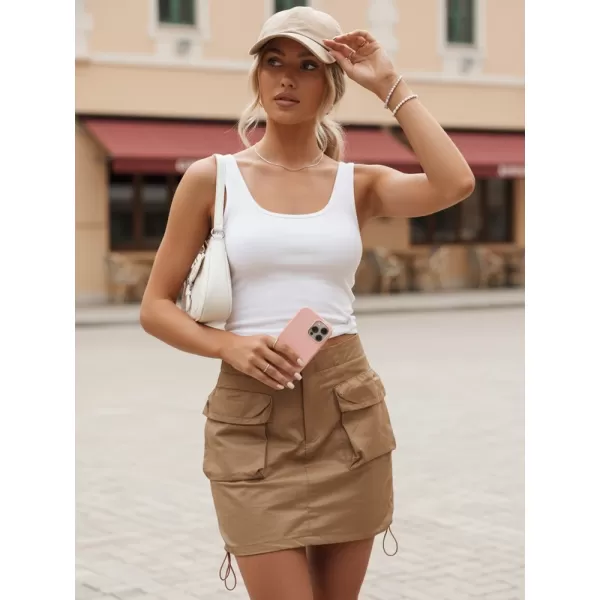  Fusta de dama DSTREET CY0440 CARAMEL 