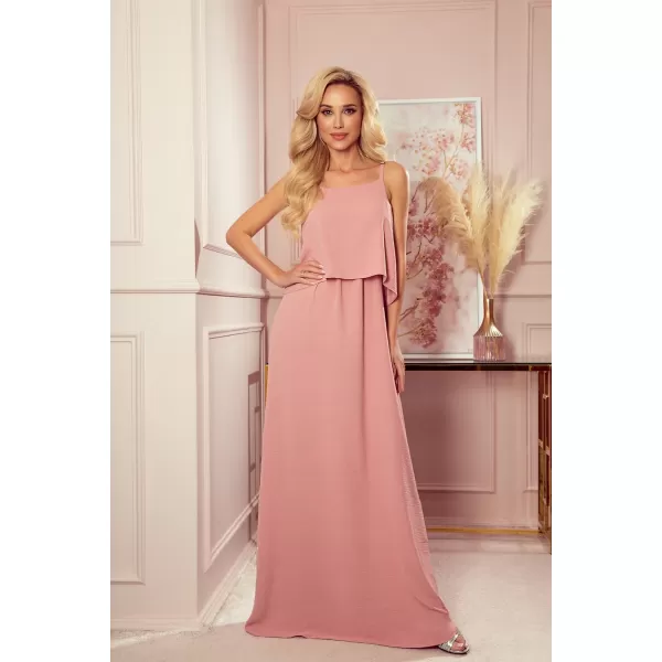  Rochie de femei NUMOCO 294-3 ROZ PUDRA 