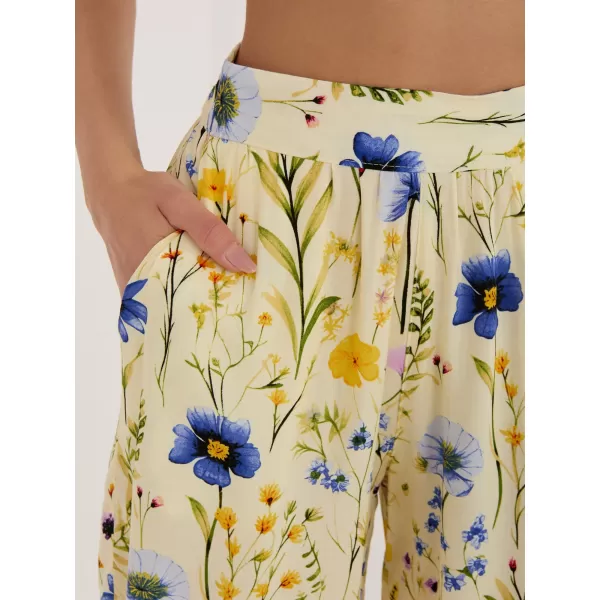  Pantaloni scurți de damă SUBLEVEL D73771M62489KD GALBEN STRĂLUCITOR 