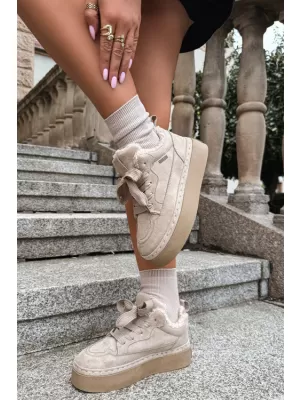 Oameni de zăpadă pentru femei BIG STAR SHOES UU274187 BEJ