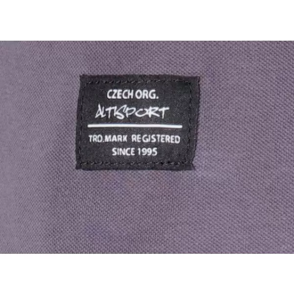  Tricou pentru bărbați cu guler ALTISPORT NP/ALMST90601 GRI ARDEZIE 